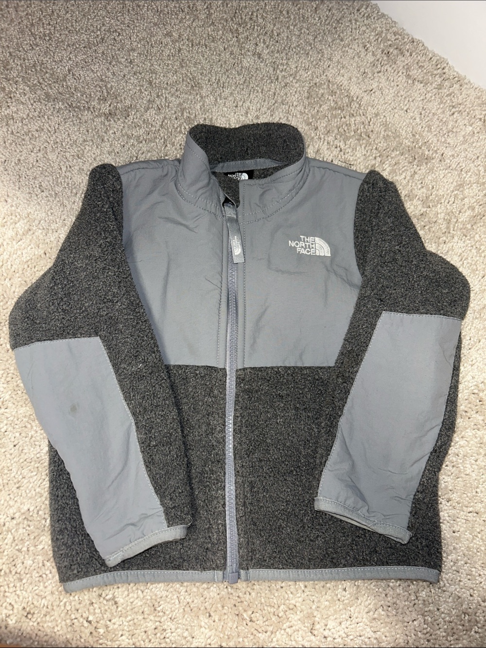The North Face Two-Tone Gray/Charcoal Fleece Jacket